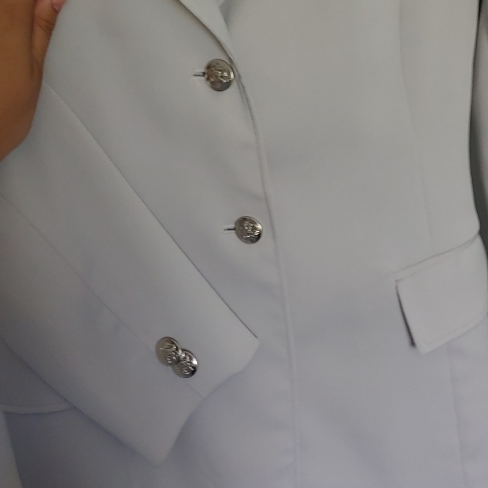 Light gray long jacket - Picture 2 of 3